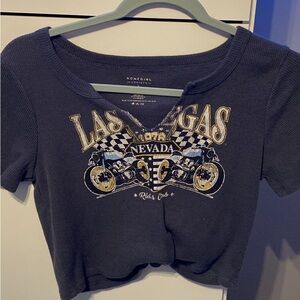 Las Vegas cropped top